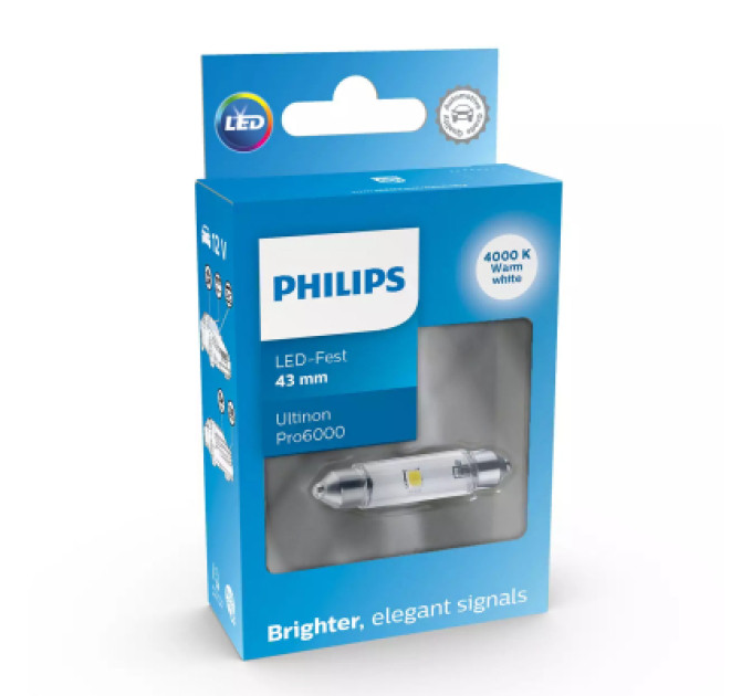 Philips Автолампа Philips 11866WU60X1