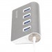 Maxxter Концентратор Maxxter USB 3.0 Type-A 4 ports silver (HU3A-4P-01)