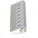 Maxxter Концентратор Maxxter USB 3.0 Type-A 7 ports silver (HU3A-7P-01)