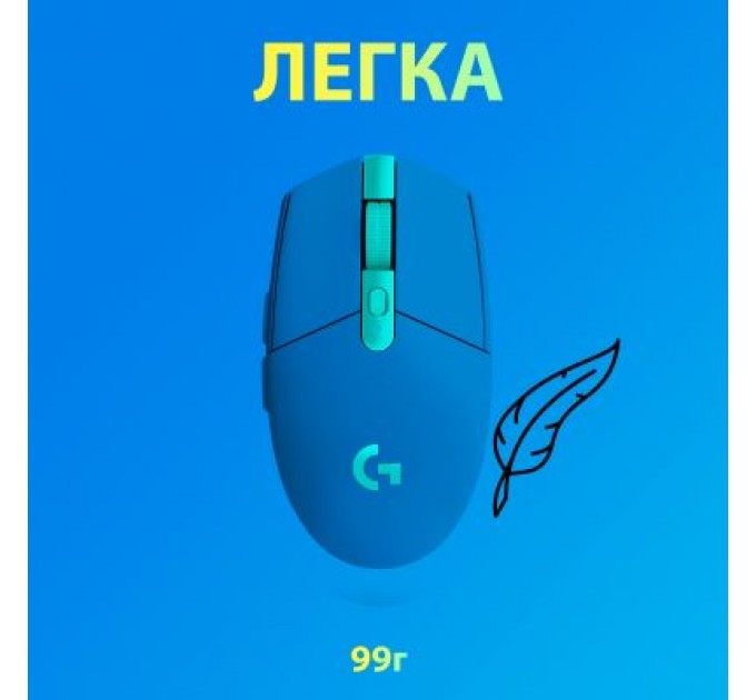 Мишка Logitech G305 Lightspeed Blue (910-006014)