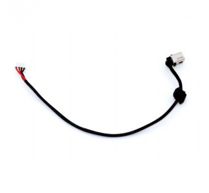 Роз'єм живлення ноутбука з кабелем для Lenovo PJ390 (5.5mm x 2.5mm), 4-pin, 25 см Универсальный (A49037)