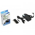 Merlion Блок живлення до ноутбуку Merlion 120W Universal, ручн. регулировка, 8 разъемов, 1*USB 5V/2.4A (YT-UPS120W)