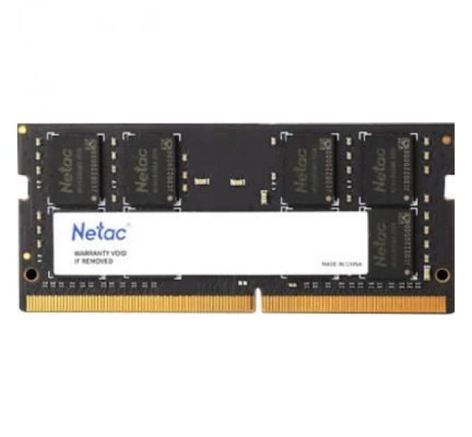 Netac Модуль пам'яті для ноутбука SoDIMM DDR4 8GB 2666 MHz Netac (NTBSD4N26SP-08)