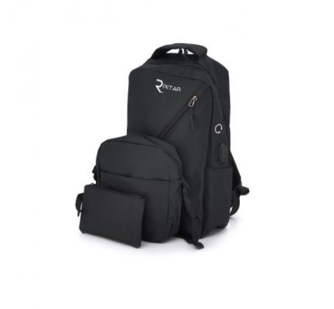 Voltronic Рюкзак для ноутбука Voltronic 15.6" YT-B15,6"N-B3 Black, Q80, SET (19720)