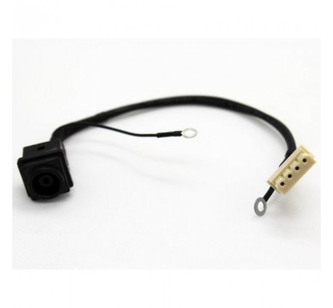 Роз'єм живлення ноутбука з кабелем для Sony PJ545 (6.5mm x 4.4mm + center pin), 4-pin Универсальный (A49023)
