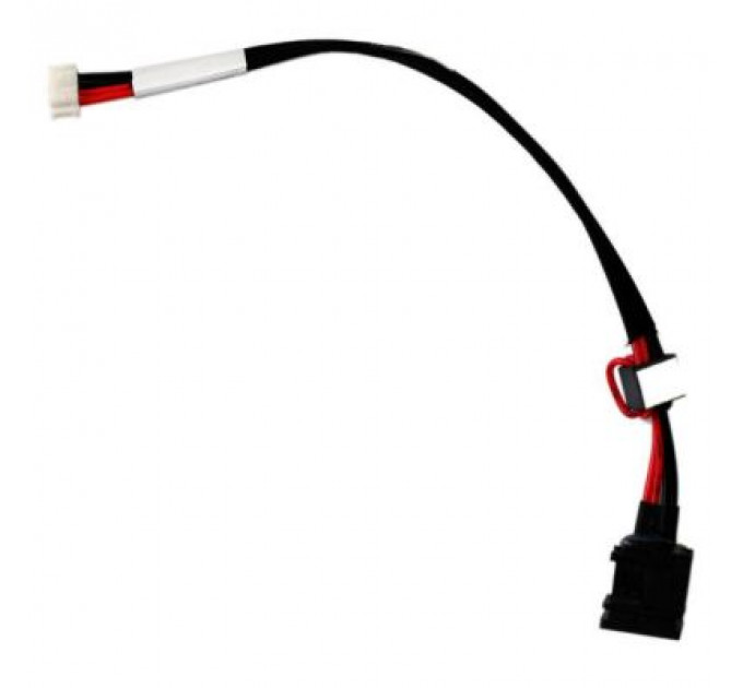 Роз'єм живлення ноутбука з кабелем для Toshiba PJ130 (5.5mm x 2.5mm), 4-pin, 16 см Универсальный (A49036)