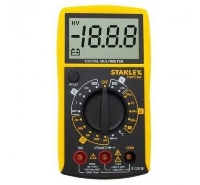 Цифровий мультиметр Stanley AC / DC 0-300V (STHT0-77364)