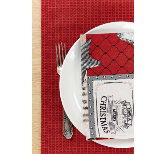 Прованс Серветка на стіл Прованс Merry Christmas 35x45 см (4823093449251)