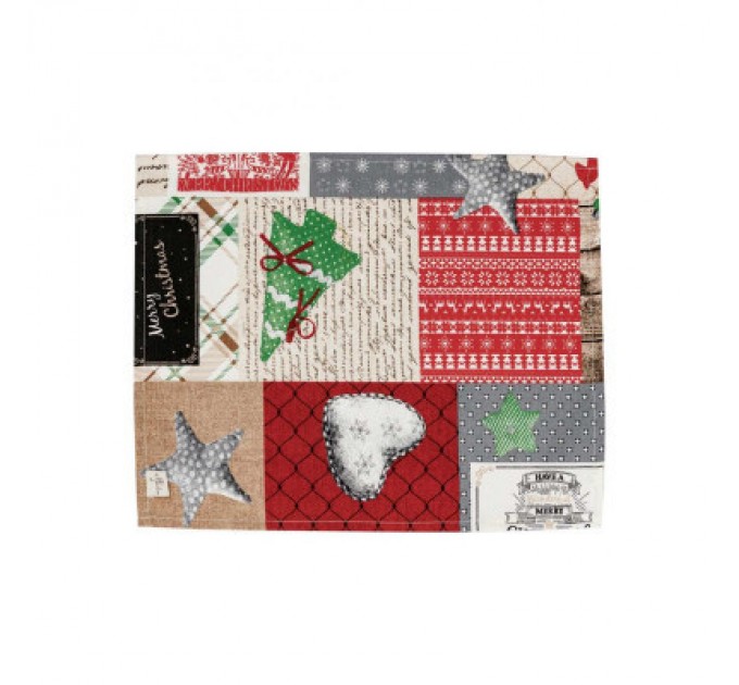 Прованс Серветка на стіл Прованс Merry Christmas 35x45 см (4823093449251)