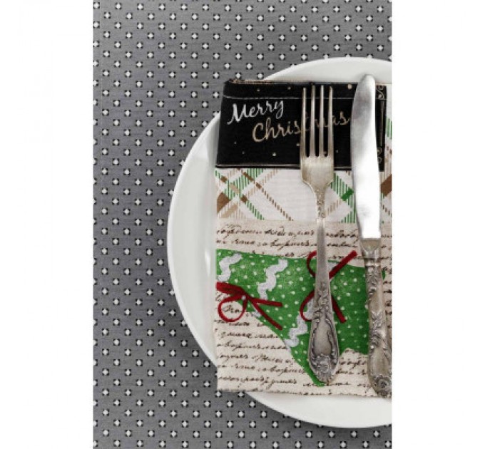 Прованс Серветка на стіл Прованс Merry Christmas 35x45 см (4823093449251)