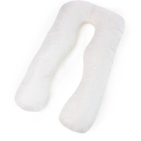 Подушка MirSon для вагітних і відпочинку Eco Line №8015 U-подібна Creamy (2200006178392)