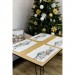 Прованс Серветка на стіл Прованс гобеленова з велюром Зимове місто 30х50 см (4823093450479)