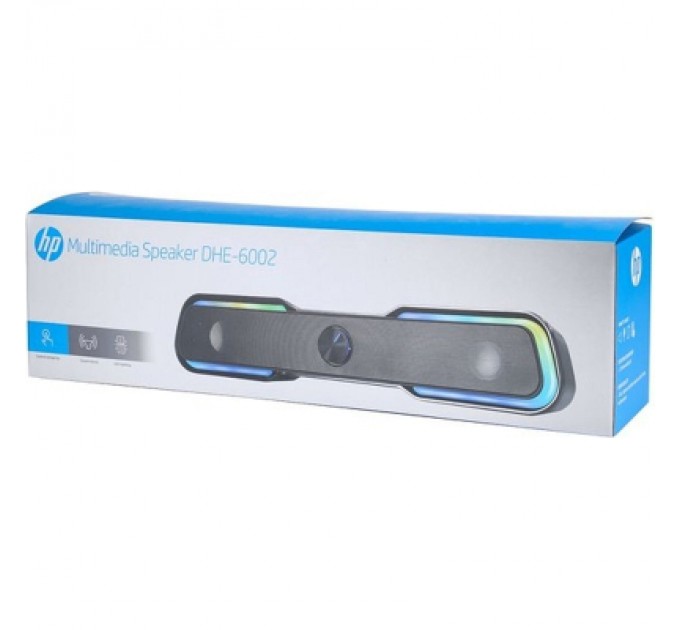HP Акустична система HP DHE-6002 6Вт RGB 3.5мм + USB (DHE-6002)