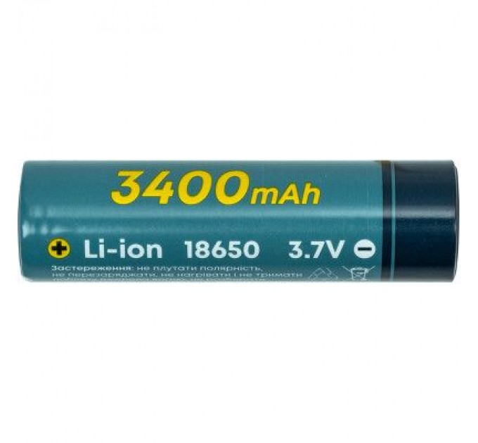 PowerPlant Акумулятор 18650 3400mAh 3.7V 1C PowerPlant (AA620234)