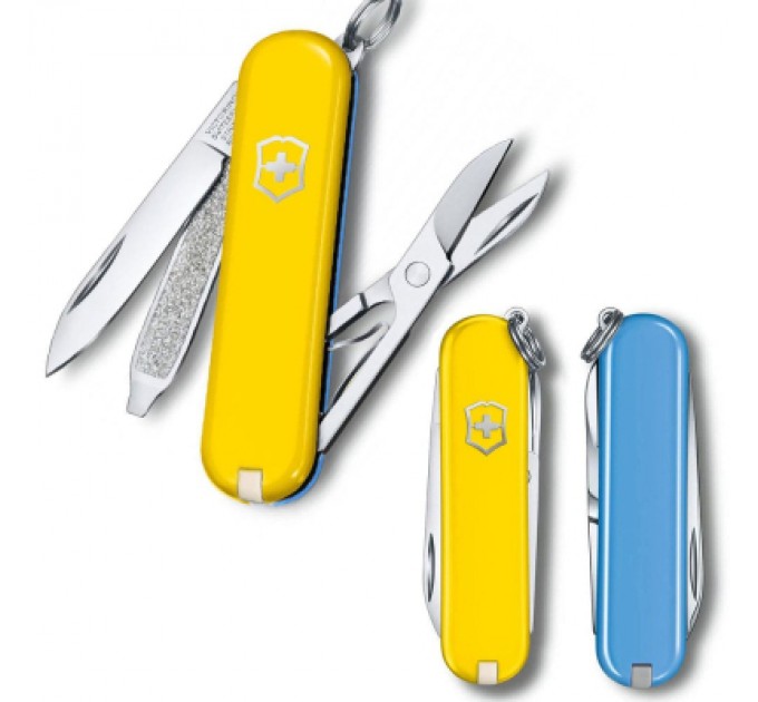 Victorinox Ніж Victorinox Classic SD Ukraine Жовто-блакитний (0.6223.8G.28)
