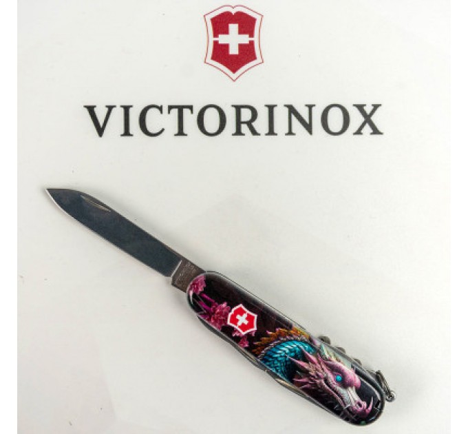 Victorinox Ніж Victorinox Climber Zodiac Лазурний дракон (1.3703.3_Z3290p)