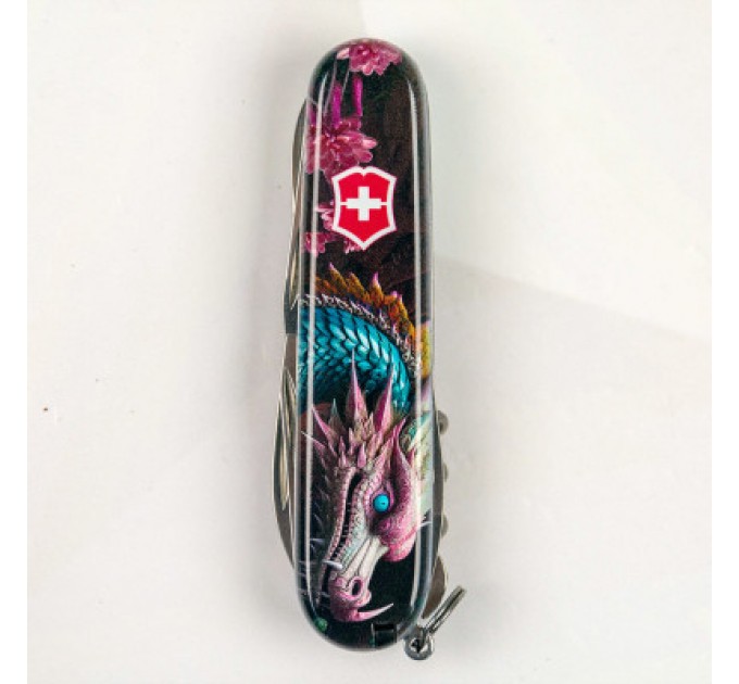 Victorinox Ніж Victorinox Climber Zodiac Лазурний дракон (1.3703.3_Z3290p)