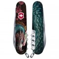 Victorinox Ніж Victorinox Climber Zodiac Лазурний дракон (1.3703.3_Z3290p)