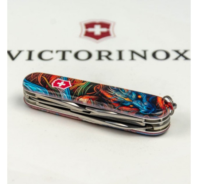 Victorinox Ніж Victorinox Climber Zodiac Сапфіровий дракон (1.3703_Z3260p)