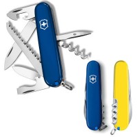 Ніж Victorinox Camper Ukraine 91 мм Синьо-жовтий (1.3613.2.8)