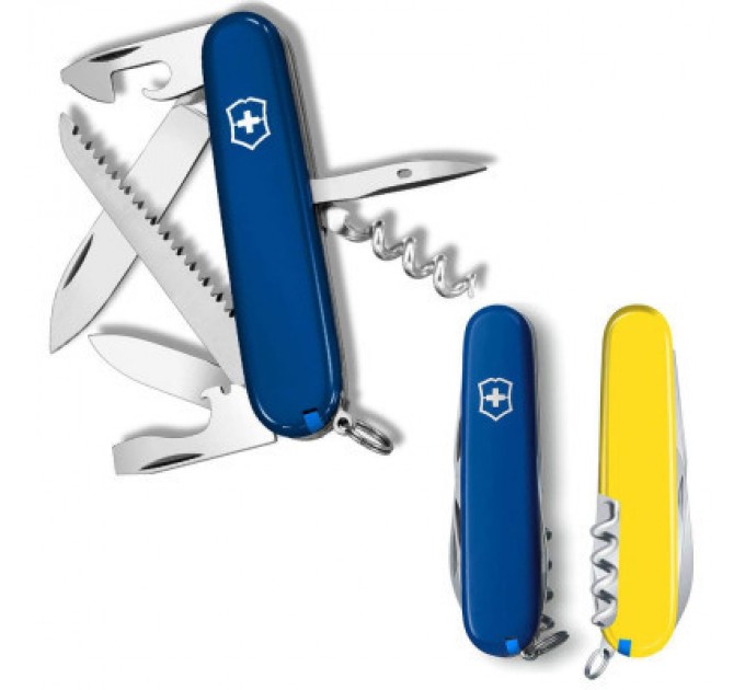 Victorinox Ніж Victorinox Camper Ukraine 91 мм Синьо-жовтий (1.3613.2.8)