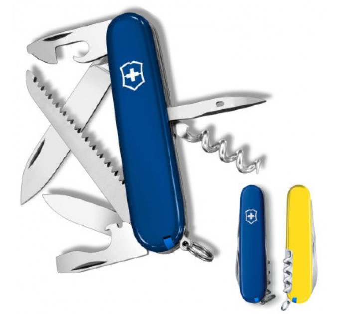Victorinox Ніж Victorinox Camper Ukraine 91 мм Синьо-жовтий (1.3613.2.8)