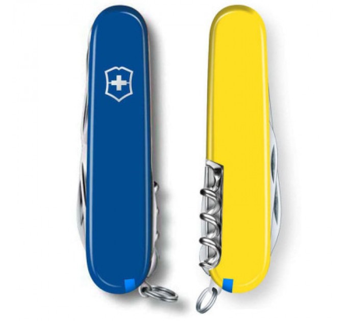 Victorinox Ніж Victorinox Huntsman Ukraine 91 мм Синьо-жовтий (1.3713.2.8)
