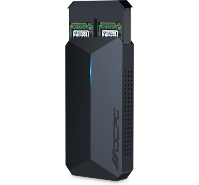 Внешний карман OCPC Azzurro Duo NVMe PCIe M.2 to USB 3.1 (OCAZZM2ECSD)
