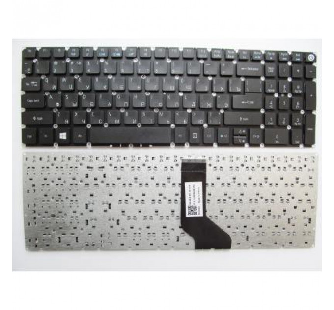 Клавіатура ноутбука Acer Aspire E5-532/E5-573/E5-722/E5-772/V3-574 черная без рамки U (A43917)