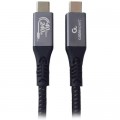 Cablexpert Дата кабель USB-C to USB-C 1.5m USB4 40Gbps/240W(48V5A)/8K60Hz Cablexpert (CCBP-USB4-CMCM240-1.5M)