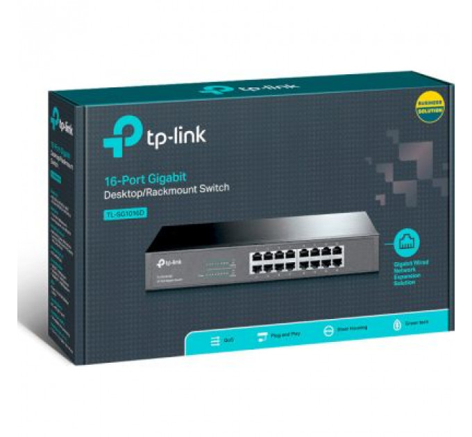 Комутатор мережевий TP-Link TL-SG1016D