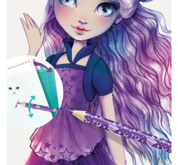 Nebulous Stars Набір для творчості Nebulous Stars Скетчбук: Небулія, мотиви космосу (11101)