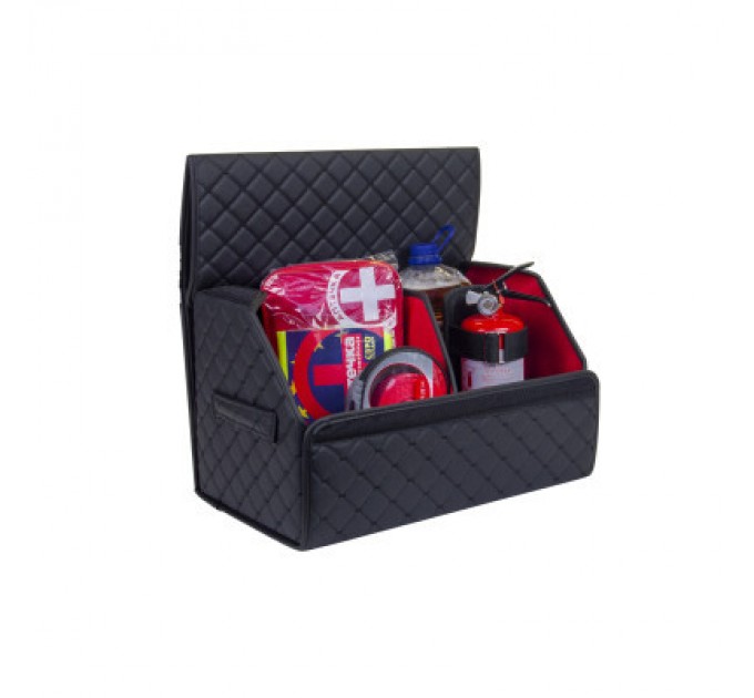 EVAtech Сумка-органайзер EVAtech ECO M 30x30x50 см чорна з чорною ниткою (EHECEMBBBR)