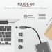 Trust Концентратор Trust Dalyx 3-in-1 Multiport USB-C (23772)