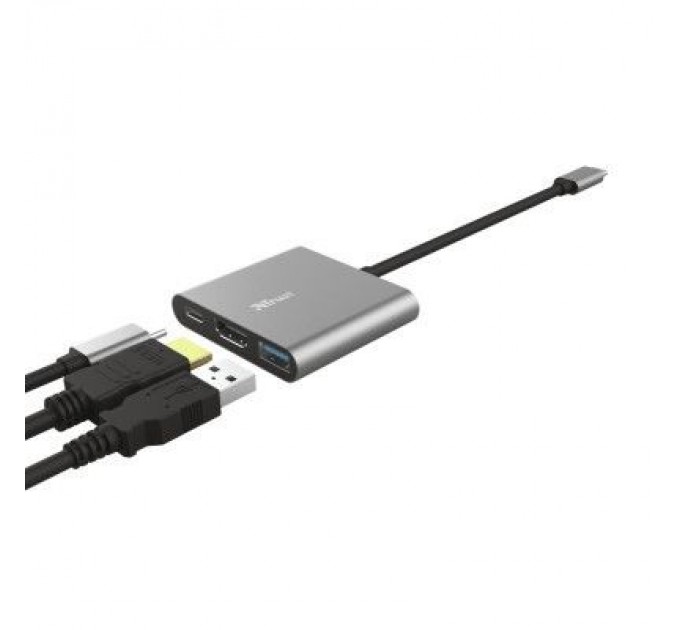 Trust Концентратор Trust Dalyx 3-in-1 Multiport USB-C (23772)