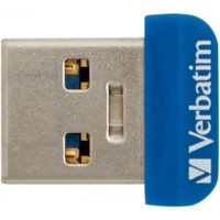 USB флеш накопичувач Verbatim 16GB Store 'n' Stay NANO Blue USB 3.0 (98709)