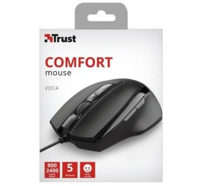 Trust Мишка Trust Voca USB Black (23650)