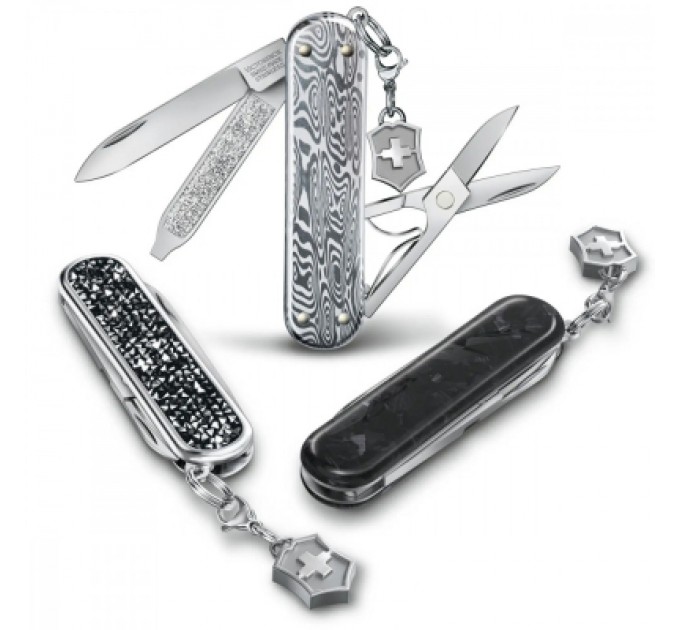 Victorinox Ніж Victorinox Classic SD Brilliant Crystal + брелок-лого (0.6221.35)