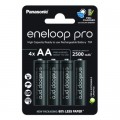 Panasonic Акумулятор Panasonic AA Eneloop 2500mAh Pro NI-MH * 4 + Сase (BK-3HCDEC4CP)