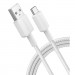 Anker Дата кабель USB 2.0 AM to Type-C 0.9m 322 White Anker (A81H5H21/A81H5G21)