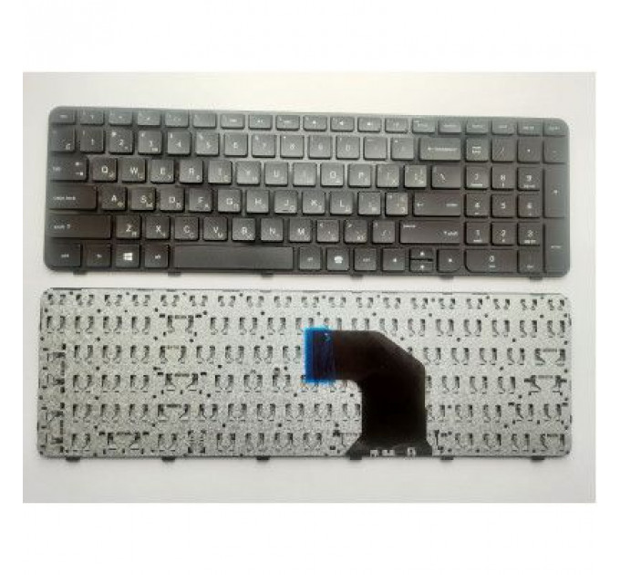 Клавіатура ноутбука HP Pavilion G6-2000 черная с черной рамкой UA (A43850)