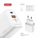 Intaleo Зарядний пристрій Intaleo 30W GAN USB-C PD+USB-A QC 3.0 white (1283126578274)