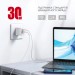 Intaleo Зарядний пристрій Intaleo 30W GAN USB-C PD+USB-A QC 3.0 white (1283126578274)