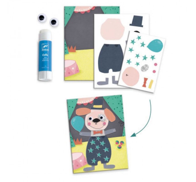 Djeco Набір для творчості Djeco Будиночки для тварин (DJ09293)