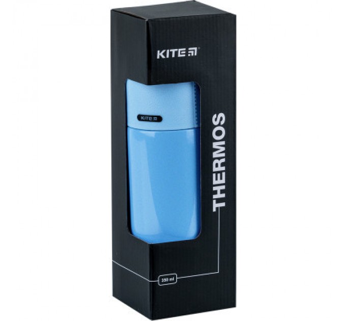 Kite Поїльник-непроливайка Kite Термос Pearl, 350 мл, блакитний (K24-302-4)