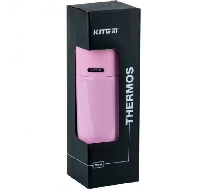 Kite Поїльник-непроливайка Kite Термос Pearl, 350 мл, рожевий (K24-302-3)