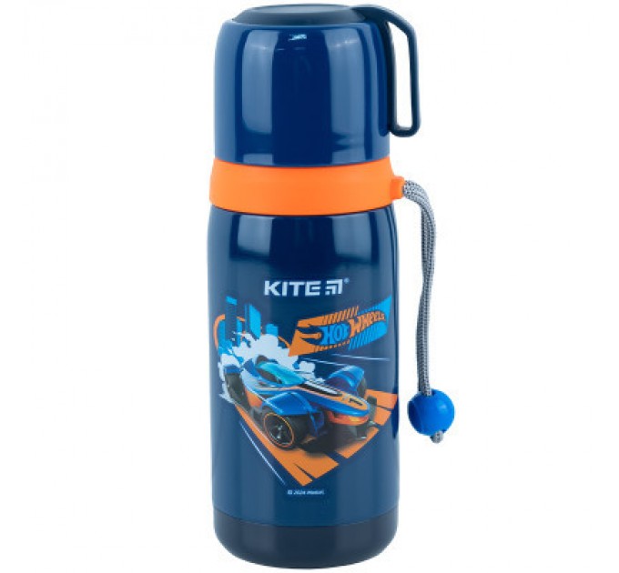 Kite Поїльник-непроливайка Kite Термос 350 мл, Hot Wheels (HW24-301)