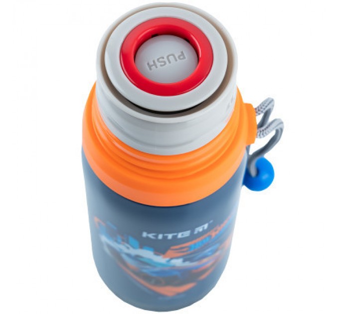 Kite Поїльник-непроливайка Kite Термос 350 мл, Hot Wheels (HW24-301)