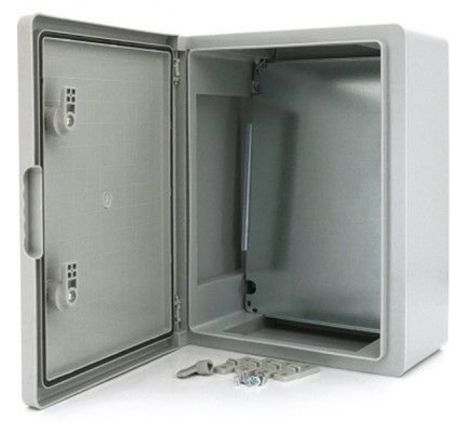 Шафа настінна ADAL PANO 400х300х170, IP65, Бокс ударостійкий, ABS пластик (108878)