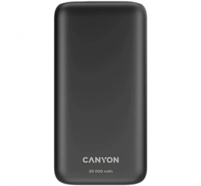 Canyon Батарея універсальна Canyon PB-301 30000mAh PD/20W, QC/3.0 (CNE-CPB301B)